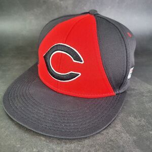 The Game Pro Fitted Hat Game Teck II Embroidered C Hat Baseball Cap Red Black